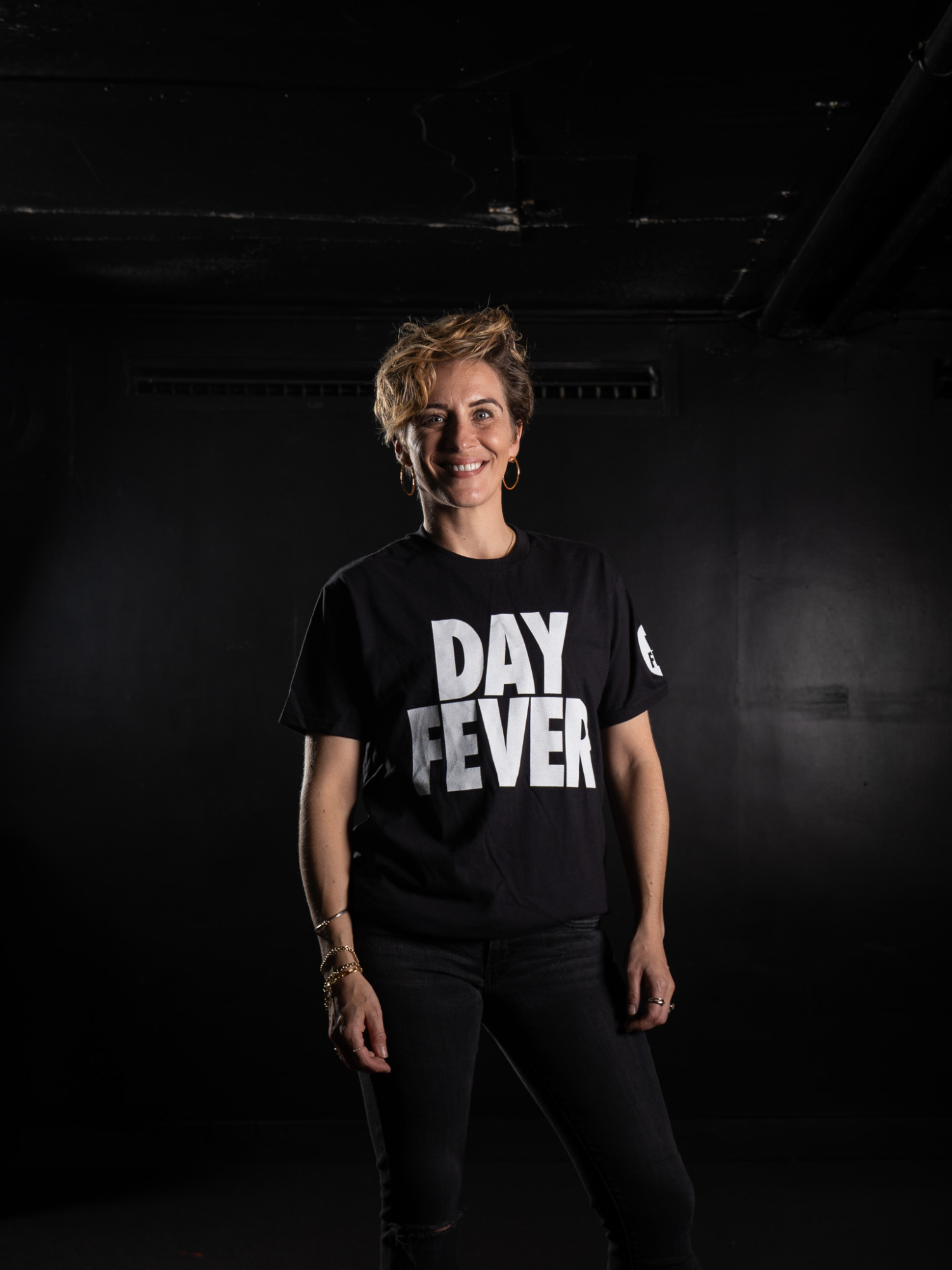 DAY FEVER T-SHIRT - Black